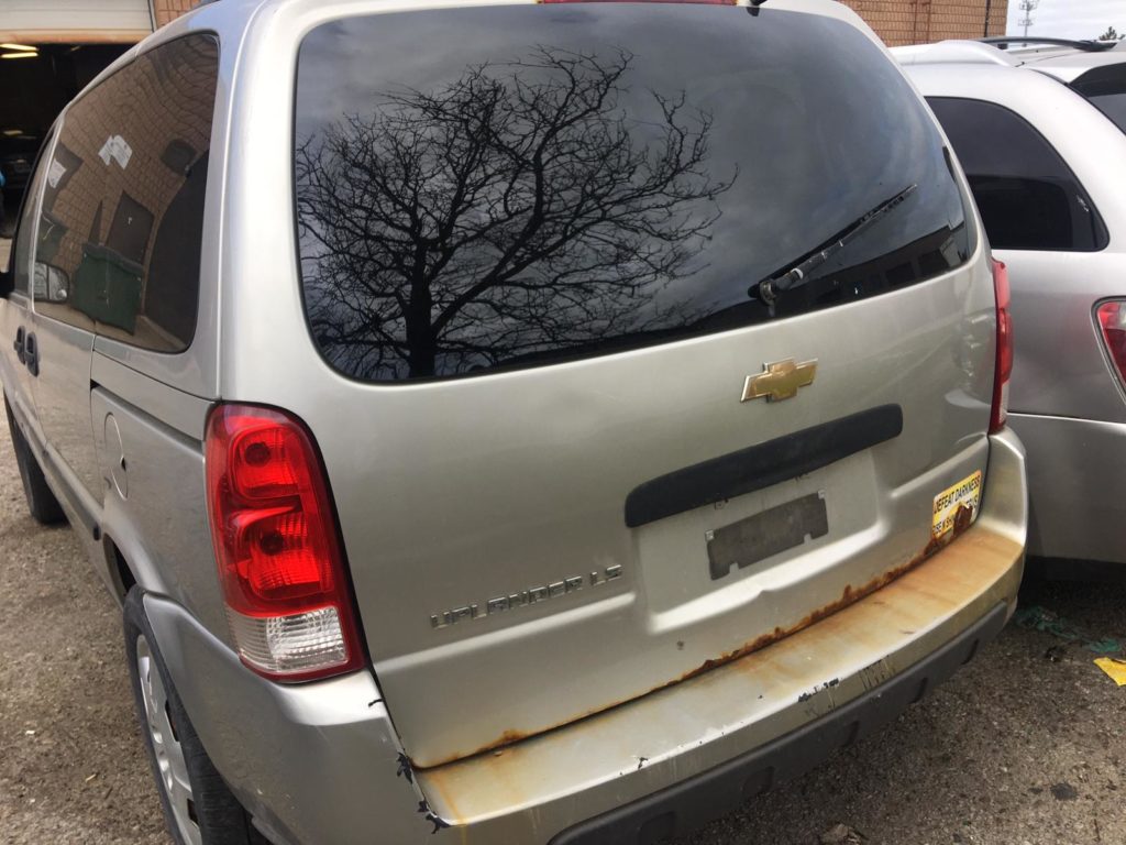 Chevrolet Uplander Scrap Car Removal Service in Mississauga and Oakville